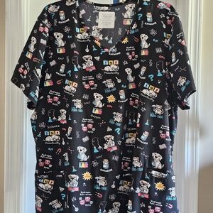 Cherokee Science Scrub Top